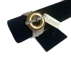 RLL Ralph Lauren | Multi-Strand Bracelet Gold/Silver Tone | Women’s 7.5″ NWT