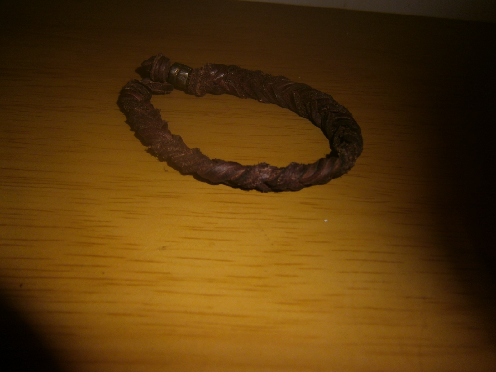 Vintage American Eagle O. cord bracelet. 21cm. (E20a5) gallery