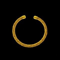 Madison Spiral Twist Cuff Bangle Bracelet | 14K Gold Filled