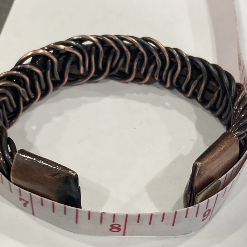 Unique Rustic Copper Rope Chain Twisted adjustable Wire Open Cuff Bracelet gallery