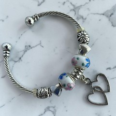 Double LoVe Dangle Bracelet