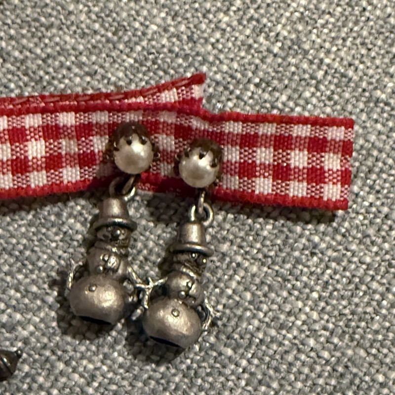 John Wind Maximal Art Snowman Austrian Crystals Bracelet & Earrings 2004 NWT gallery