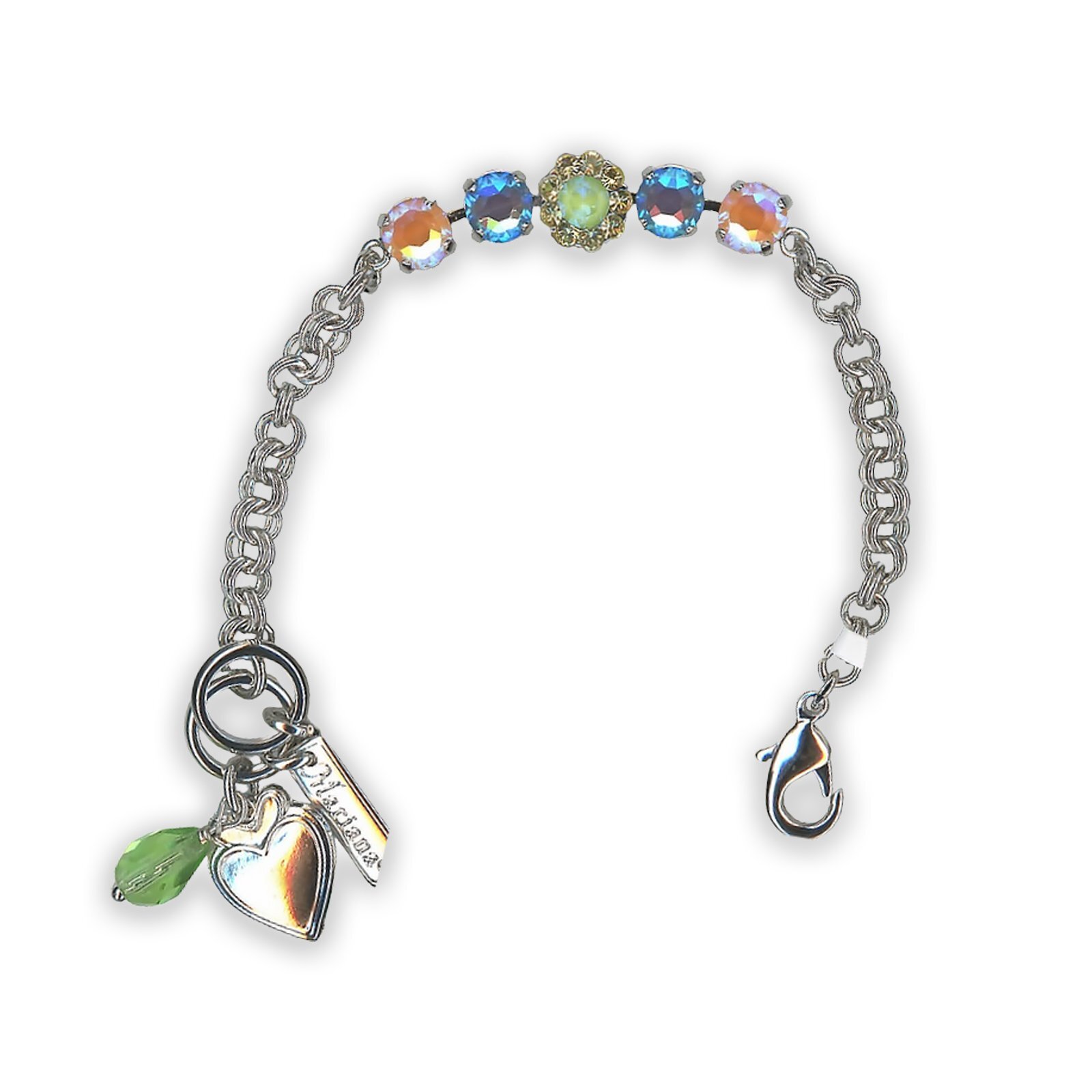 Bracelet by Mariana My Treasures Coll. Sassy Sun Kissed Peach, Ocean, Peridot... gallery