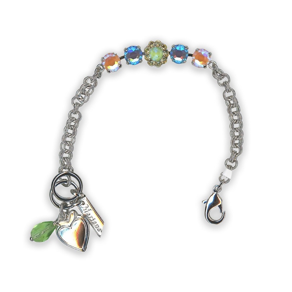 Bracelet by Mariana My Treasures Coll. Sassy Sun Kissed Peach, Ocean, Peridot...