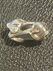 Redbalifrog Calla Lily Bead, fit Trollbeads, OHM, etc., Silver bead- NBW