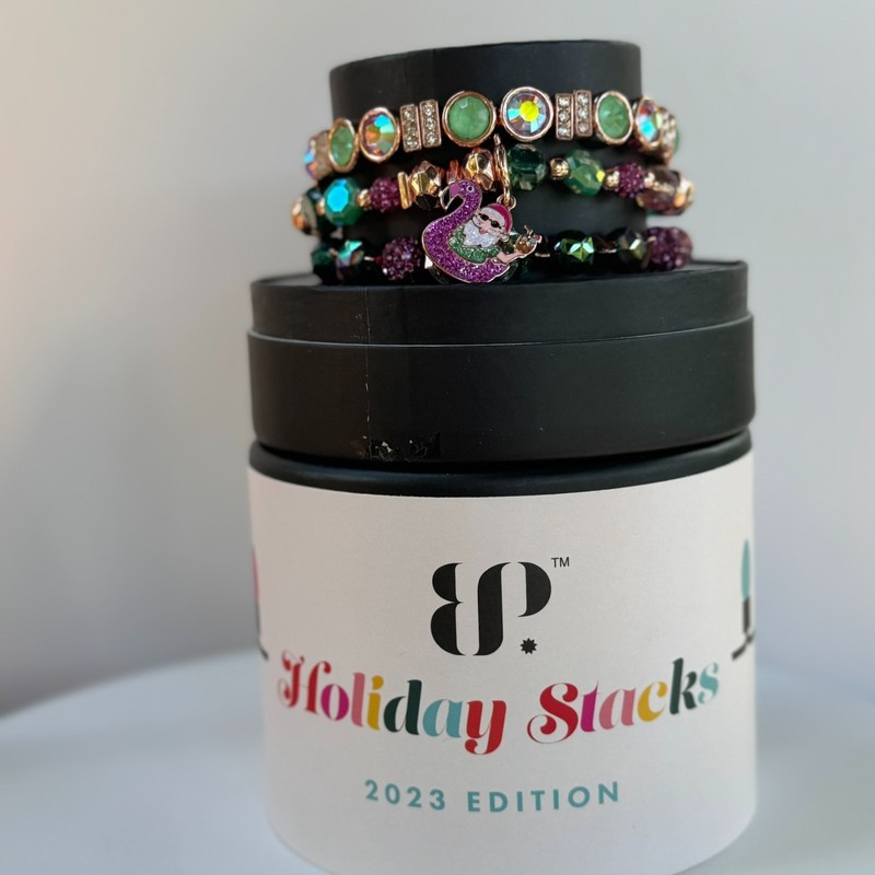 Bomb Party Retro Christmas Holiday Stacks 2023 “Santa’s On Vacation” RETRO gallery