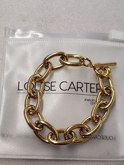 Louise Carter 14K Gold Plated J’adore Chunky Bracelet 7″