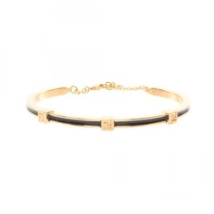 FENDI FOREVER Bracelet 8AL218TL9F0A1FL Gold Plated Black NEW Women