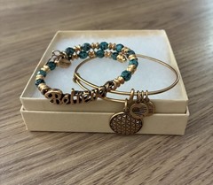 Alex and Ani Disney Bracelets Set of Two- EPCOT and Believe
