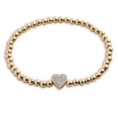 BAUBLEBAR Lovestruck Pisa Bracelet in gold with heart. NWT