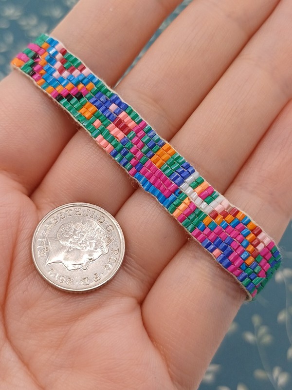 Accessorize Beautiful Colourful Multicoloured Beaded Bracelet gallery
