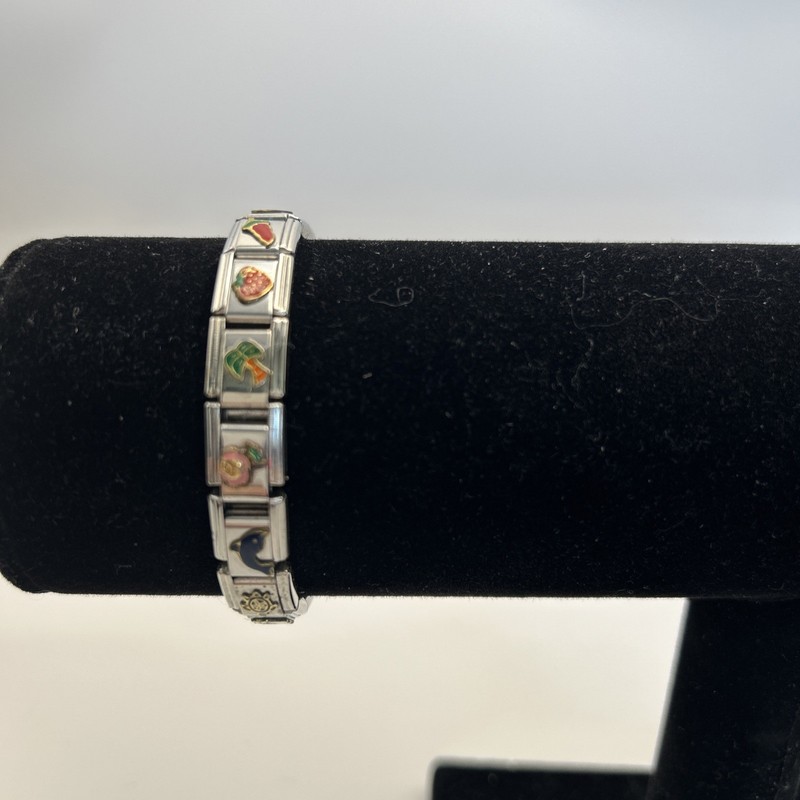 Women’s Stain. St. Italian Bracelet Signed Ciao Italia Roma R Colors Aloha St. gallery