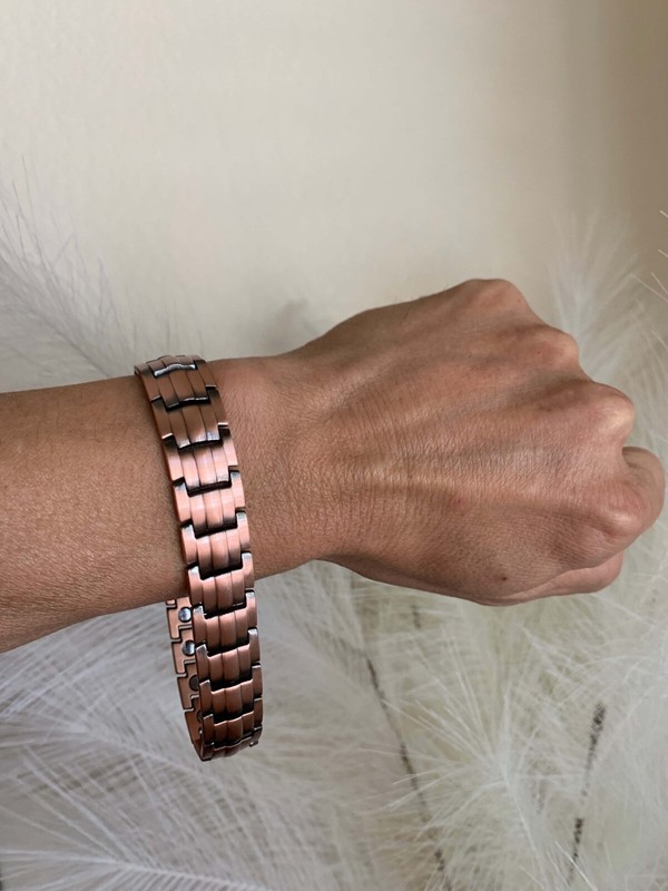 Pure Copper Magnetic Bracelet men women Arthritis Pain Relief Balance Energy MAX gallery