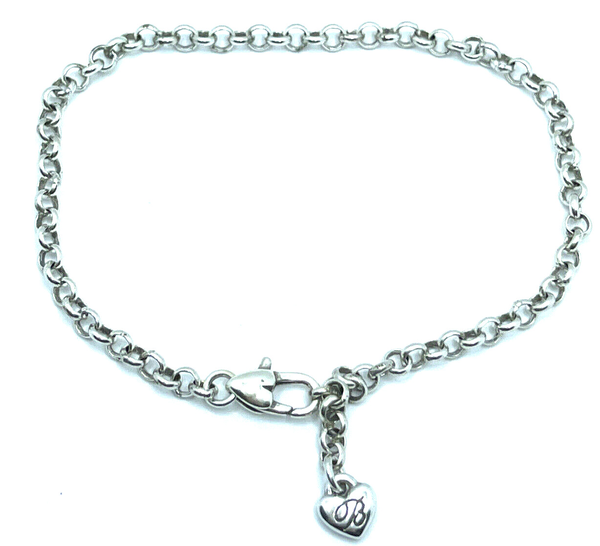 BRIGHTON ROLO SMALL Starter Links Charm Bracelet LEGACY Excellent 8.5” gallery