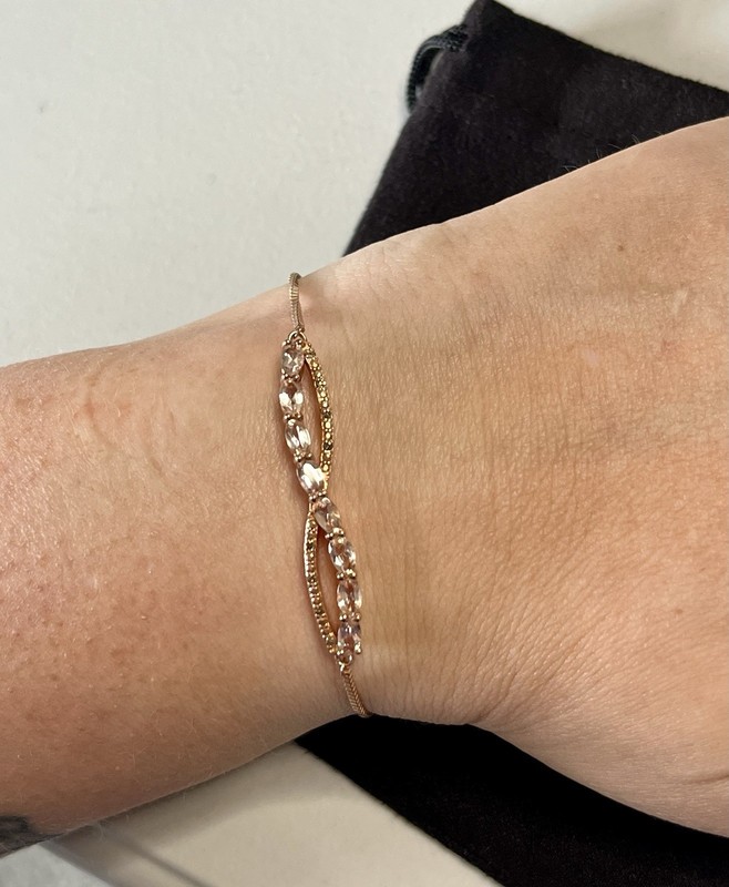 Rose Gold Infinity Bracelet gallery