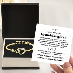 to my granddaughter Infinity bracelet gift for Birthday Christmas Graduation