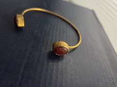 Tiklari women’s bronze plated 24k MOROCCAN/TURKISH inspired bracelet sizable..