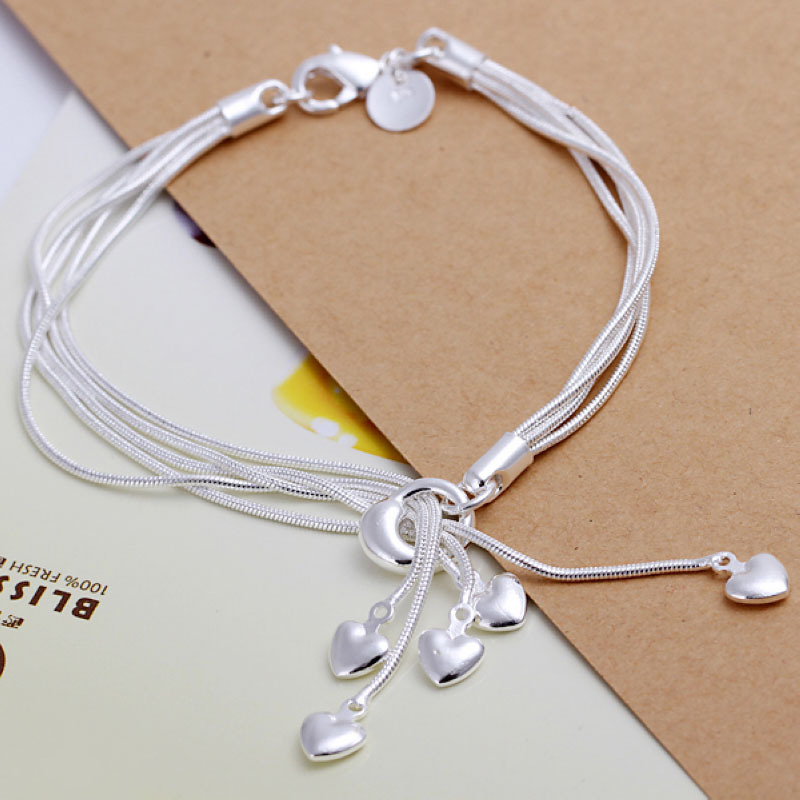 Unisex Women 925 Sterling Silver Bracelet Chain Size 8 Inches 2.3MM Lobster L15