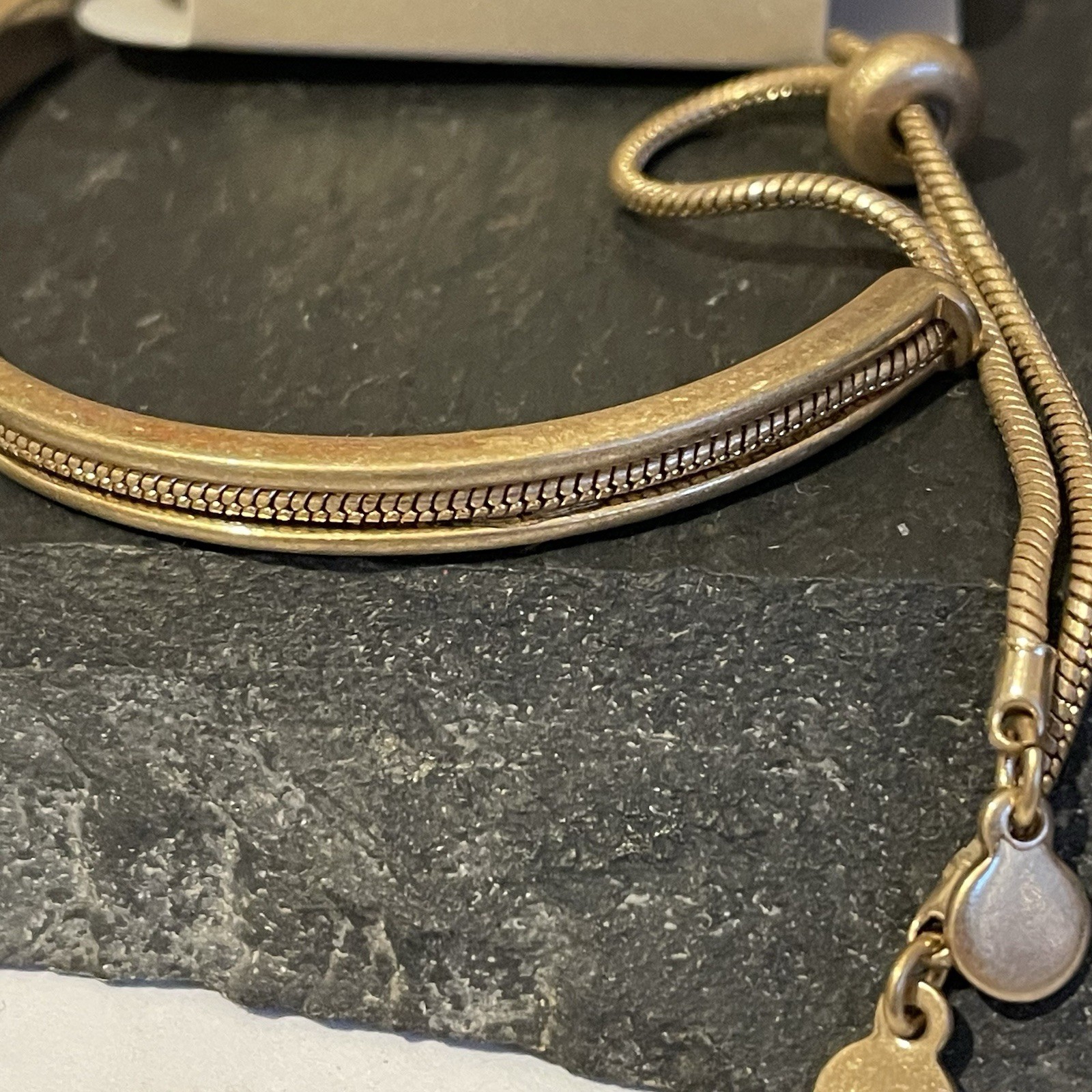 Monsoon Accessorize Slider Bracelet Goldtone With Tags Fashion Bangle gallery