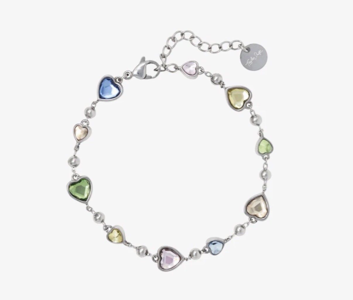 Lover Album Heart Crystal Bracelet - Taylor Swift Summer Collection gallery