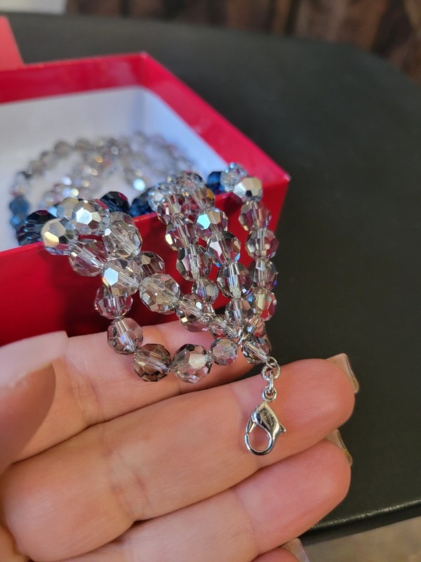 RARE Swarovski Crystal Multi-Strand Bracelet w/ Clasp – NEW in Box gallery