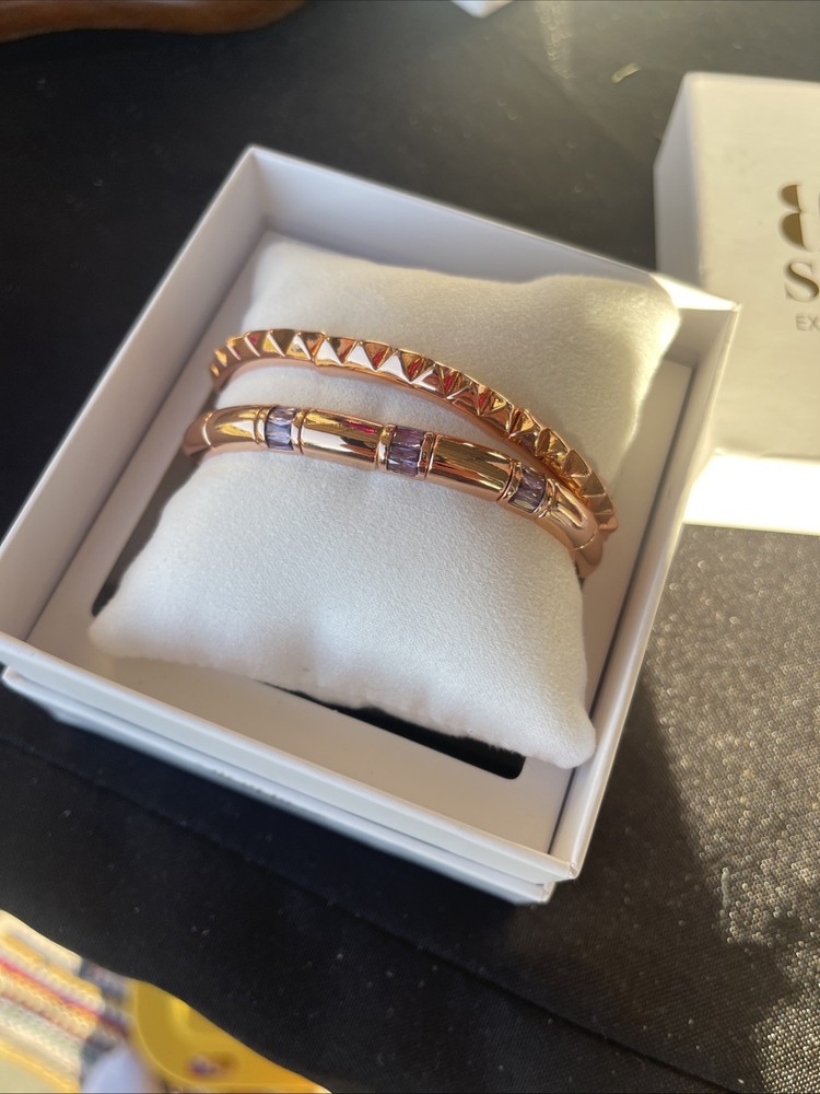 Unstoppable Dreams’ Gem Society Bomb Party Stretchy Braclets Rose Gold