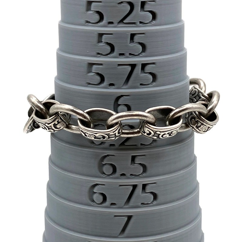 Catherine Popesco France Chunky Chain Link Bracelet Toggle Clasp 6.25 In gallery