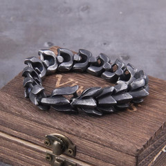 Viking Ouroboros Dragon Bracelet Stainless Steel Men’s Norse Celtic Jewelry