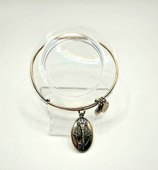 Alex and Ani Key to Life Bracelet – Silver Toned Adjustable Size