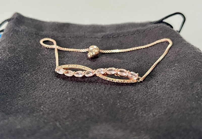 Rose Gold Infinity Bracelet gallery