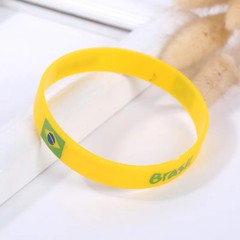 2PCS Football Fan Wristbands Silicone Bracelets 2026 World Cup Gift