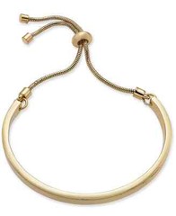 ALFANI Curved Bar Slider Bracelet Gold