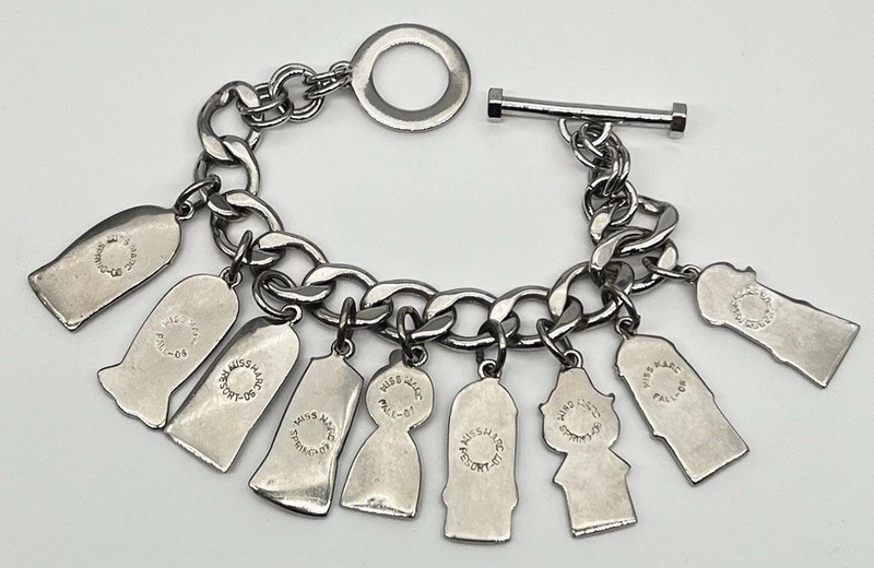 Marc by Marc Jacobs Charm Bracelet Dolls Enamel Chain Toggle Statement gallery
