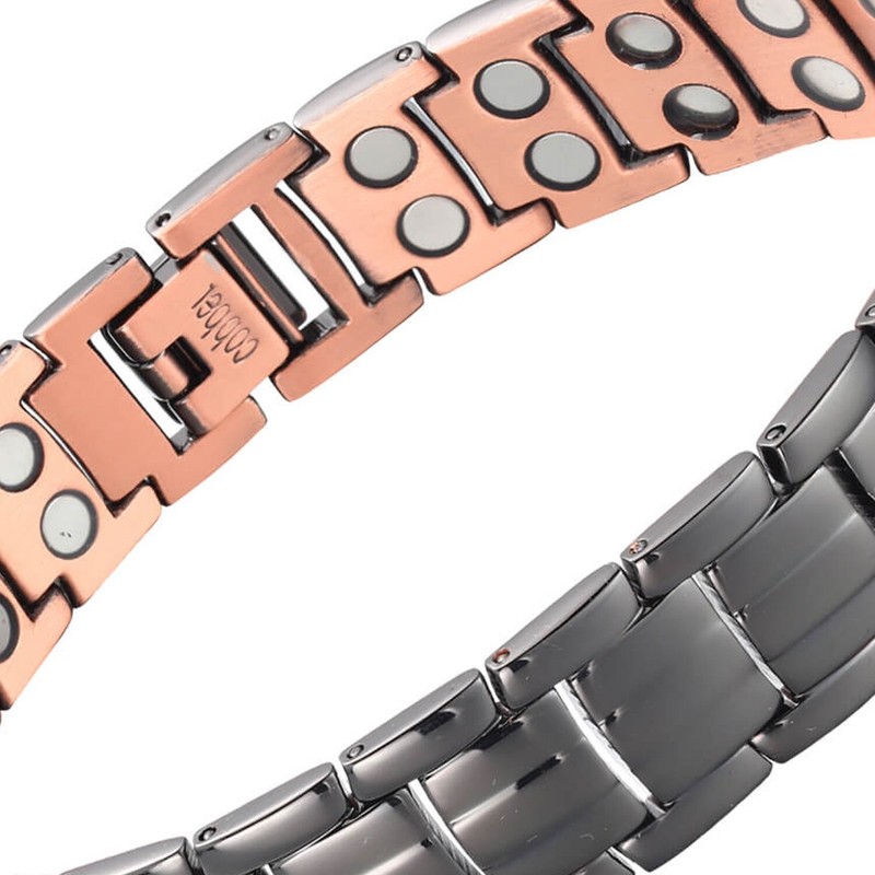 Copper Magnetic Bracelet Men Women Arthritis Pain Relief Balance Energy Power gallery