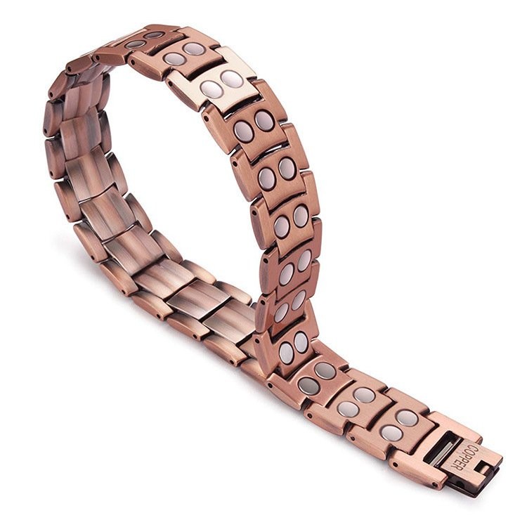 1/2Pack Pure Copper Magnetic Bracelet Arthritis Pain Therapy Energy Cuff Bangle gallery