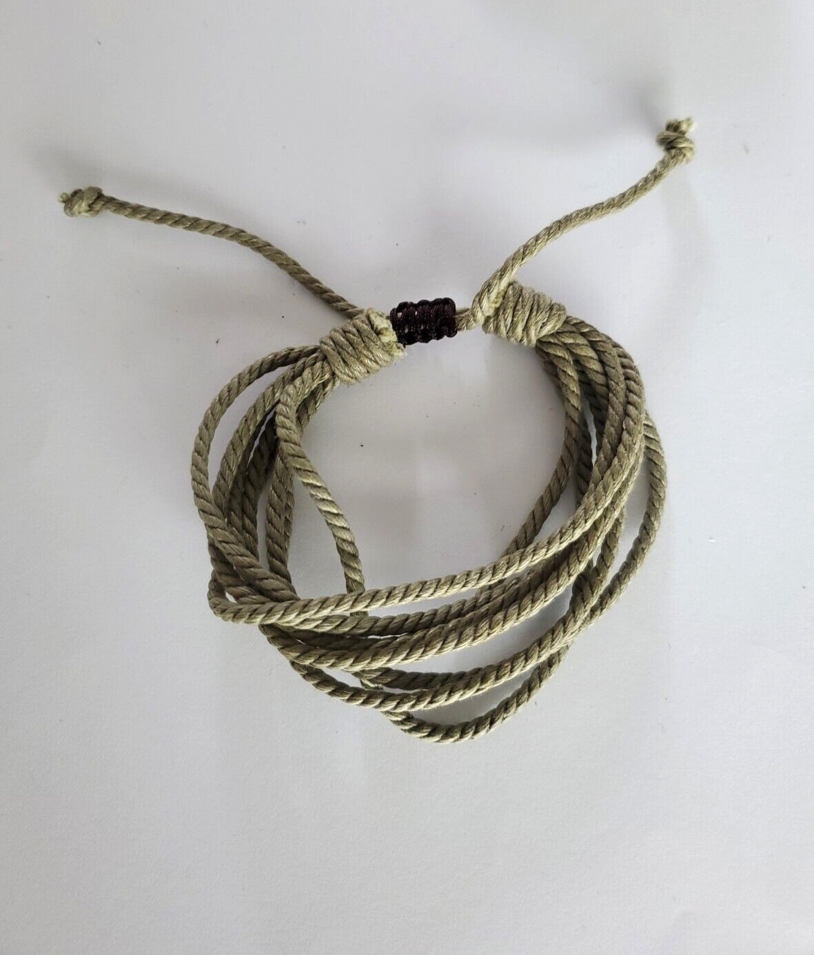 Leather And Cotton Bracelet Set gallery