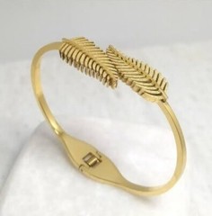 Women’s Jewellery Leaf Bracelets Wristlet Bangle Collet Wristband Wriststrap