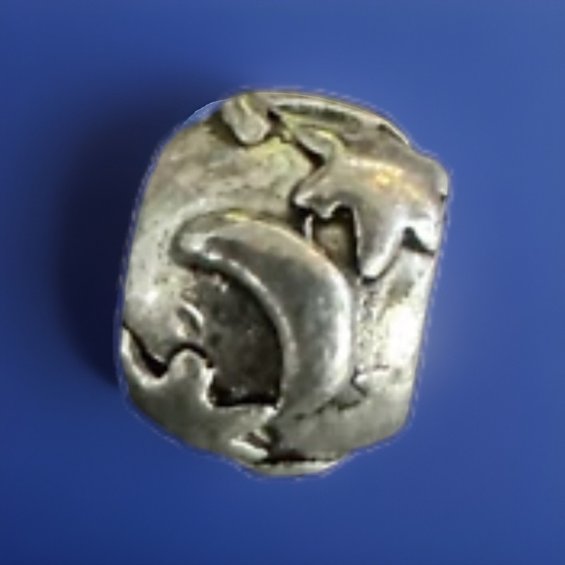 Moon Star Slide Charm Bead 925 Silver for Cable Bracelet Necklace Jewelry Gift gallery