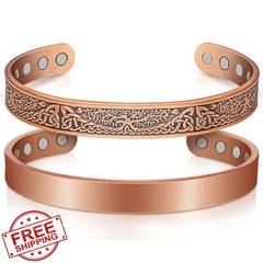 Auramag Copper Magnetic Bracelet Copper-tree Smooth