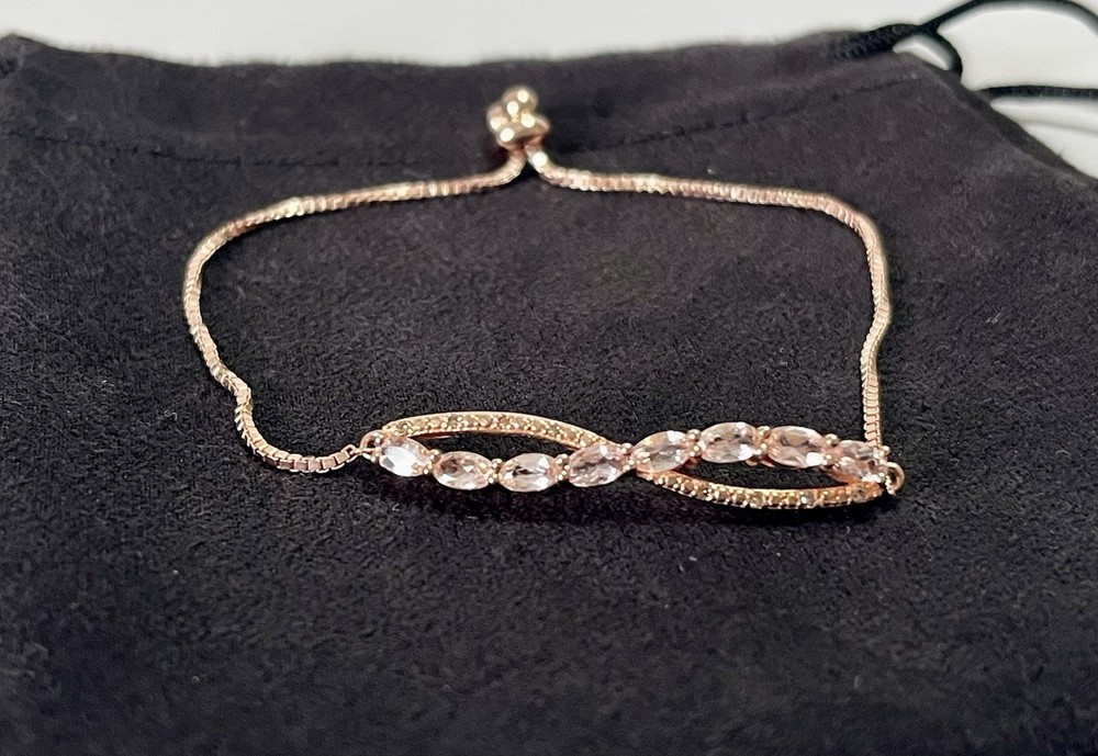 Rose Gold Infinity Bracelet