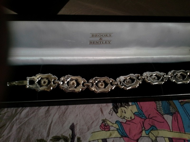 ART DECO 80S REVIVAL STUNNING CRYSTAL BRACELET gallery