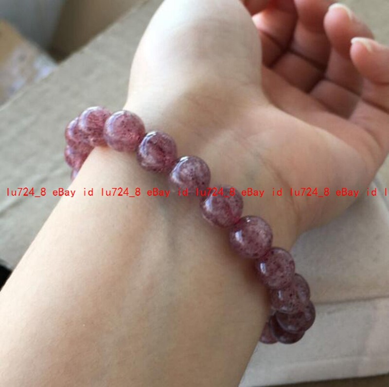 10 Pcs 6/8/10mm Brazil Super Seven 7 Melody Crystal Round Beads Bracelets 7.5" gallery