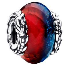 Auth Pandora Game of Thrones Ice & Fire Dragons Dual Murano 792966C00