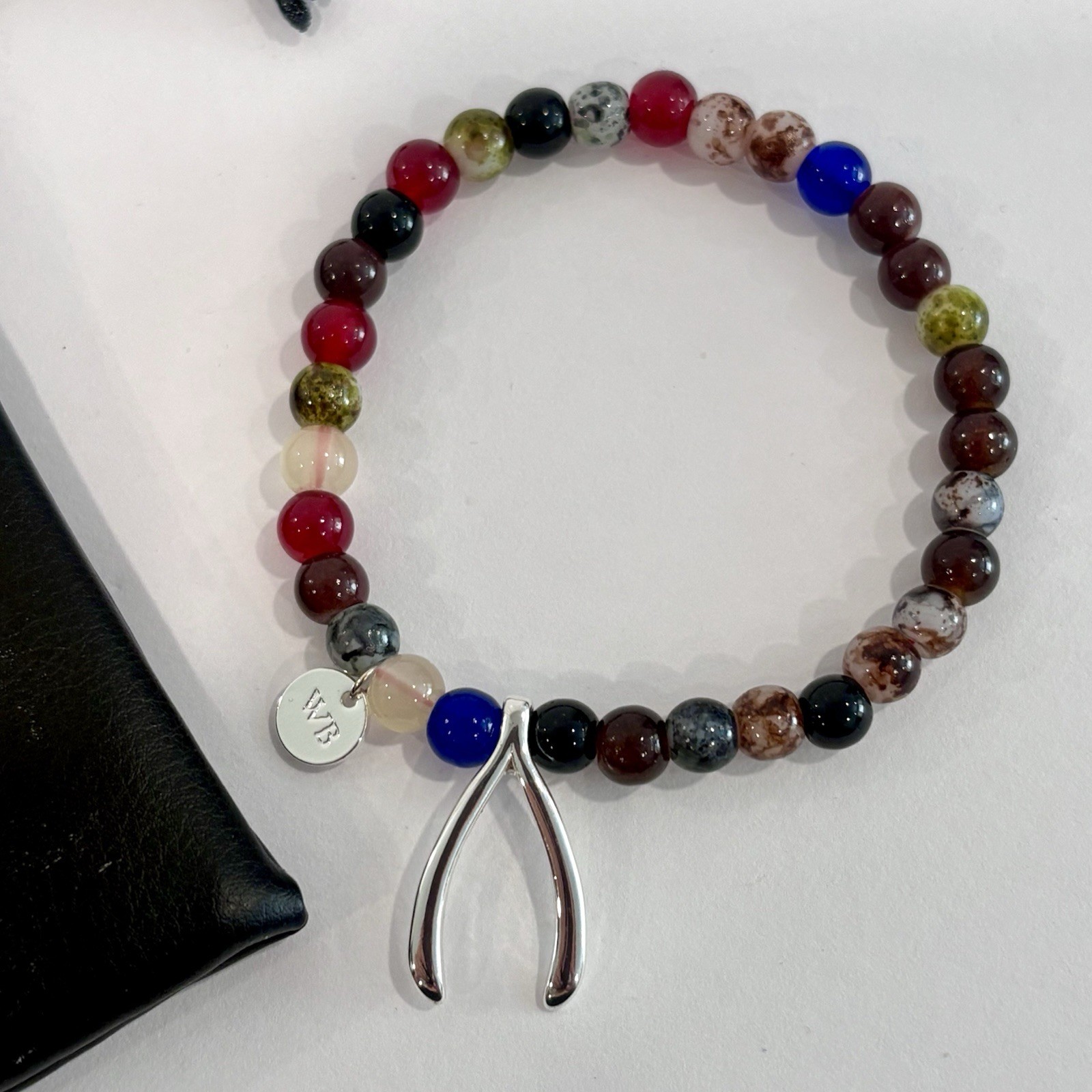 Conan Gray Wishbone Pajama Show Tour Bead Bracelet New In Drawstring Bag gallery