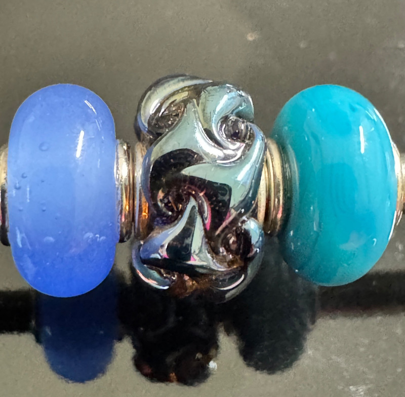 (Set of 3) Elfbeads PETITE Blues Set *Fits Trollbeads gallery