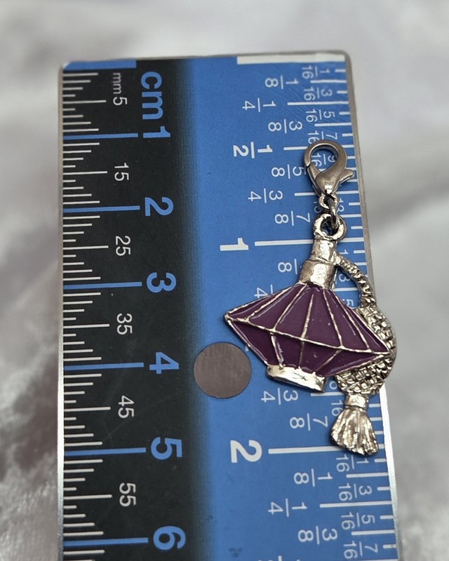 Perfume Bottle Purple Vintage Ganz Early 2000s Clip On Charms Retro gallery