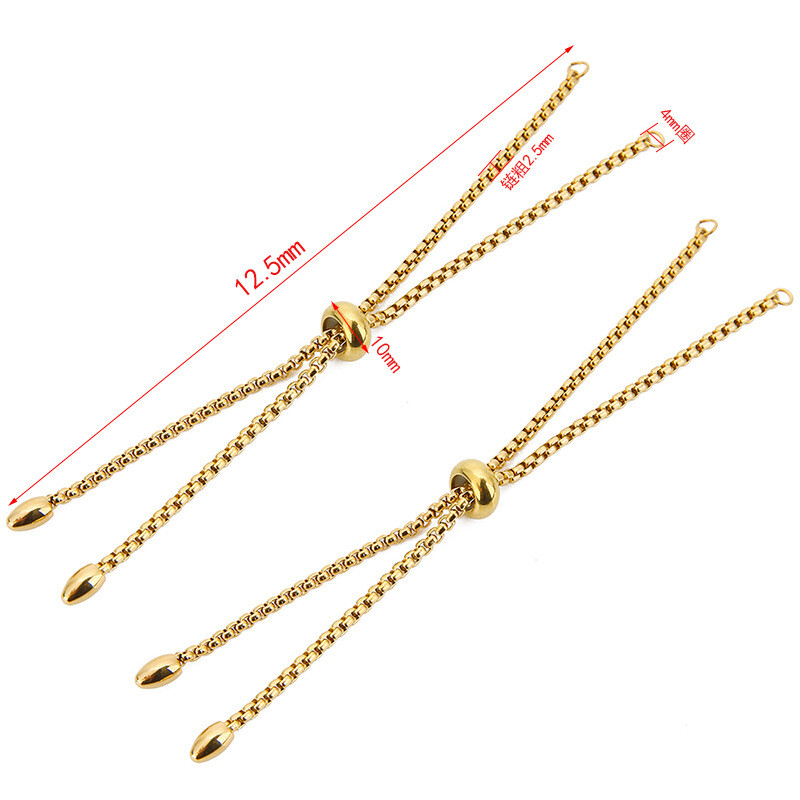 5pcs Stainless Steel Adjustable diy Jewelry Making Bracelet gallery