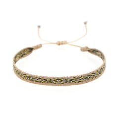 Cotton Braided Rope Bracelet Women Men Handwoven Adjustable Bohemian Jewelry