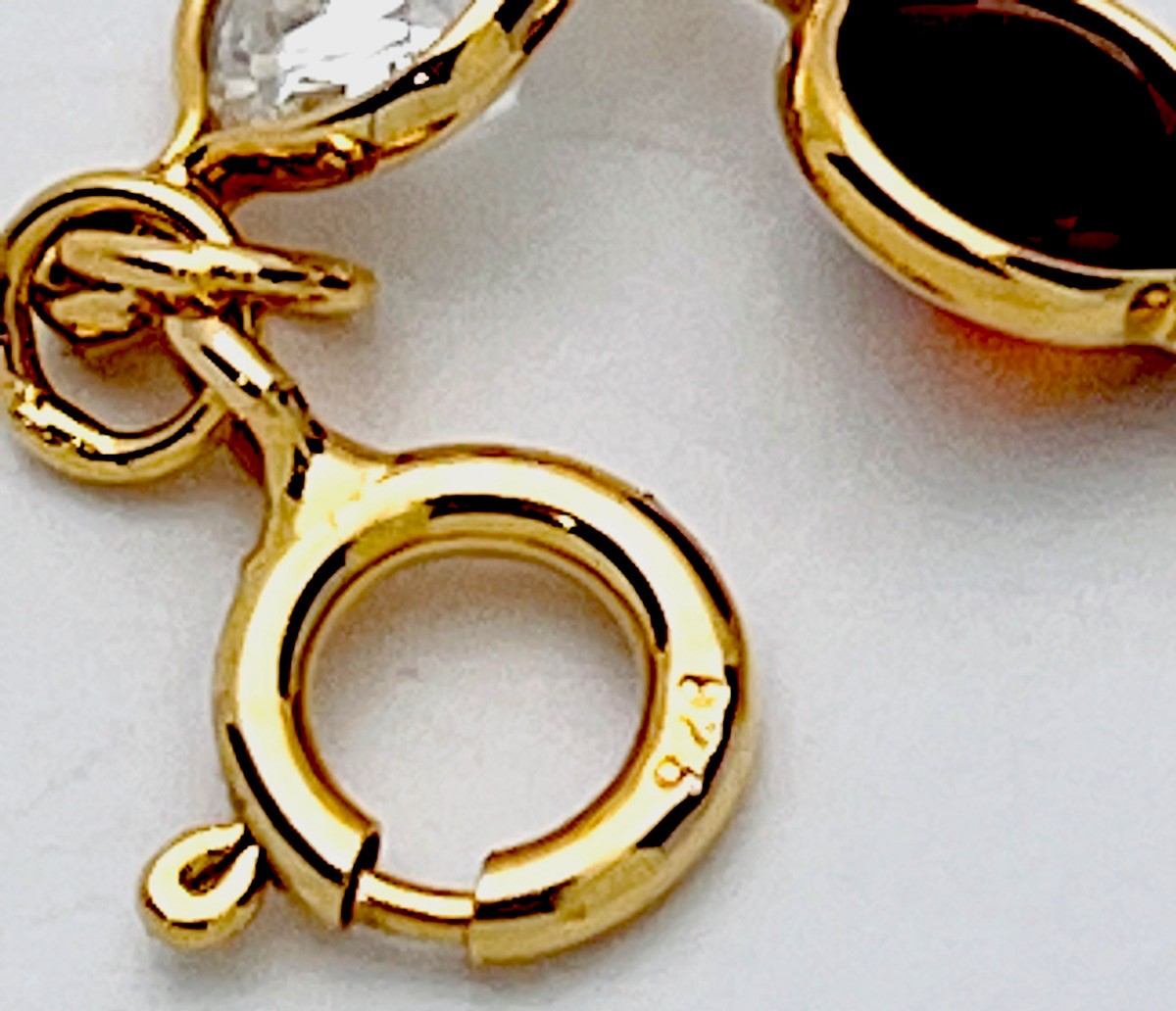 DaneCraft 24KT Gold Over 925 Sterling Silver Multicolor CZ Bracelet 7” gallery