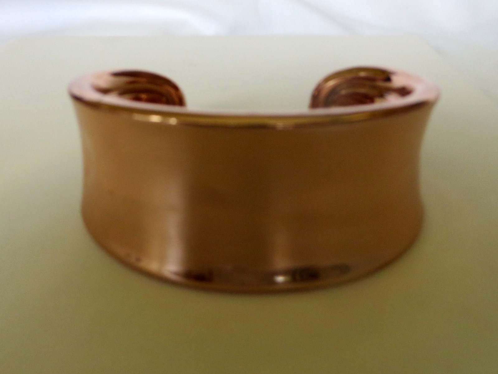 Womens RLM Bronze High Polished Open Back Cuff Bracelet gallery